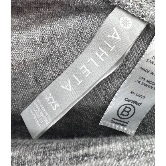 Athleta Nirvana Wear Two Ways Wrap Heather Grey Cardigan Size XXS - Picture 9 of 10